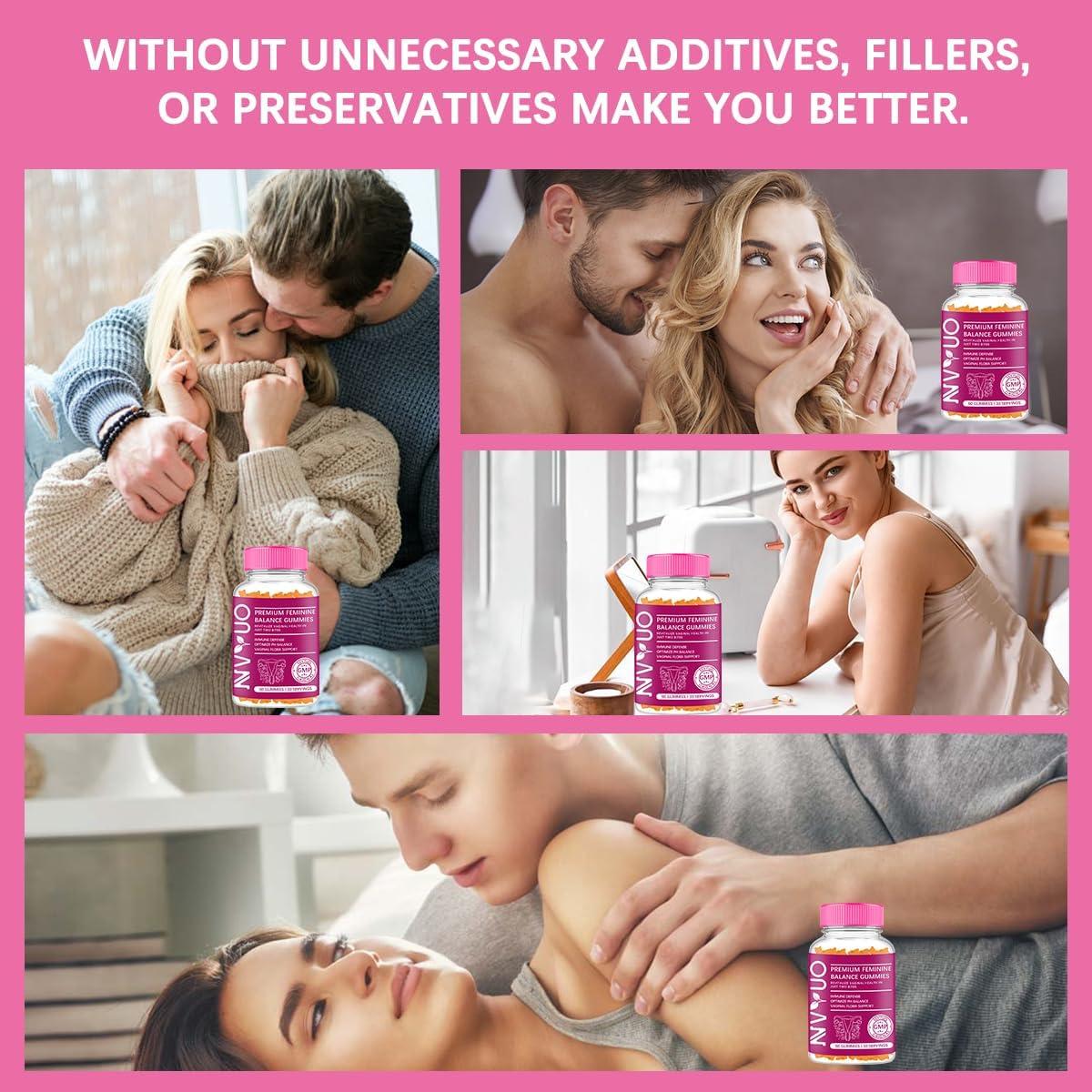 Gominolas Probióticas Femeninas LLVYUO 60 Unidades - Salud Vaginal