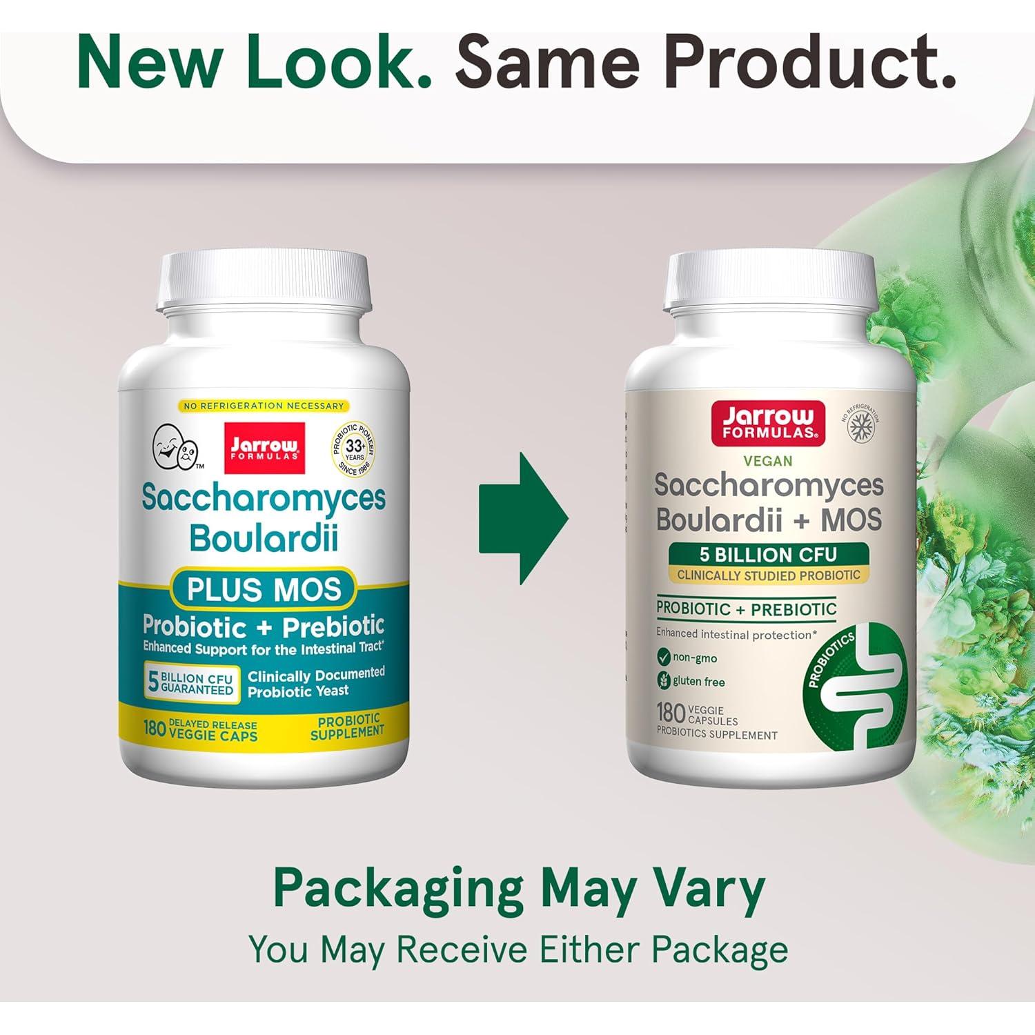 Probioticos Jarrow Formulas Saccharomyces Boulardii 180 Cápsulas