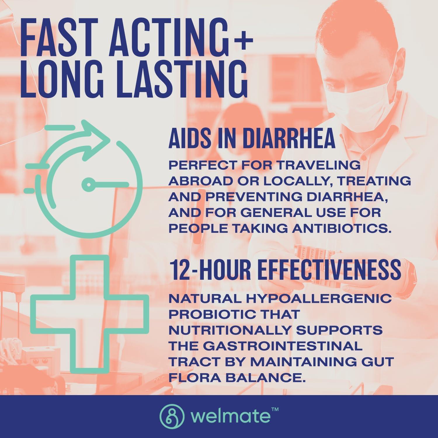 Suplemento Probiotico Diario Welmate 200 Caps 10 Mil Millones CFU