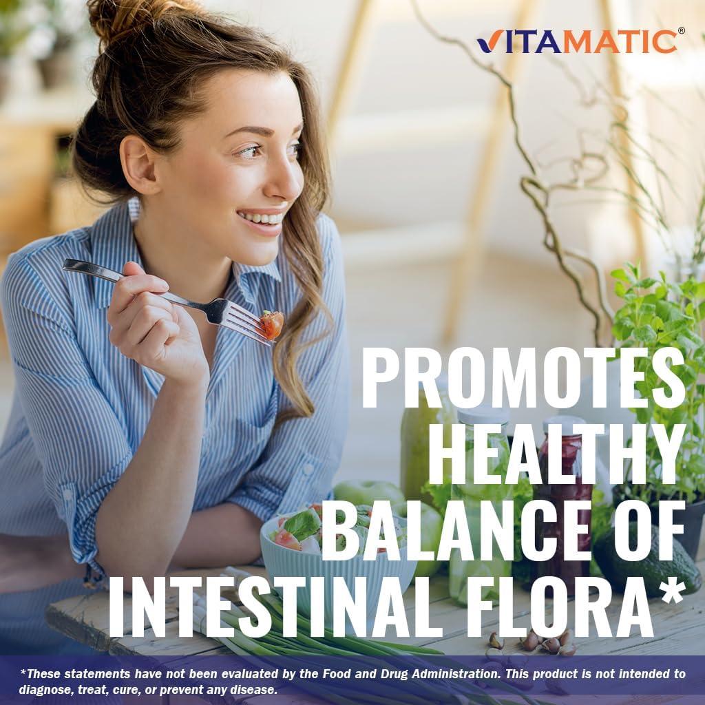 Vitamatic Probiotico Saccharomyces Boulardii 300 mg 60 Cápsulas
