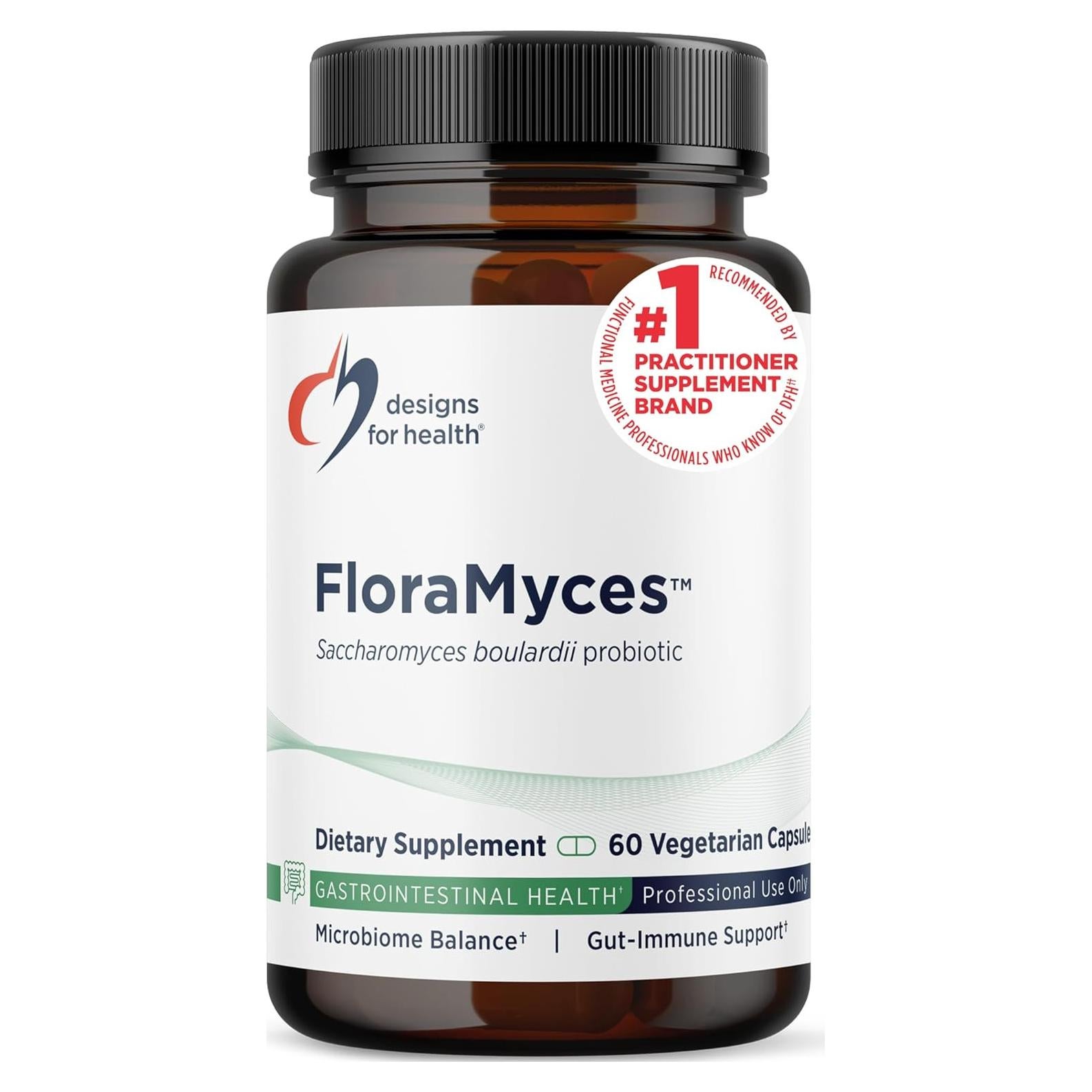 Probiotico FloraMyces 500mg Saccharomyces Boulardii 60 Cápsulas