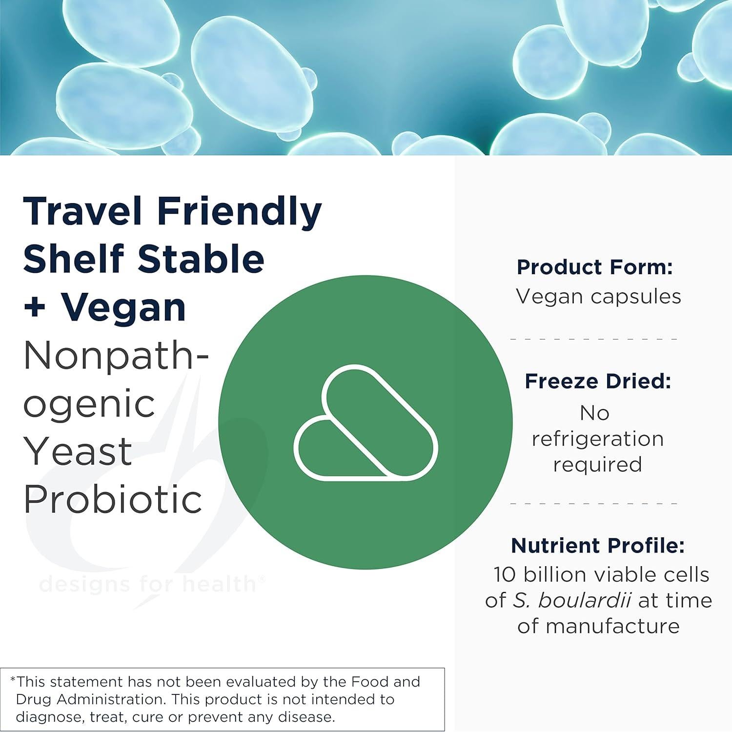 Probiotico FloraMyces 500mg Saccharomyces Boulardii 60 Cápsulas