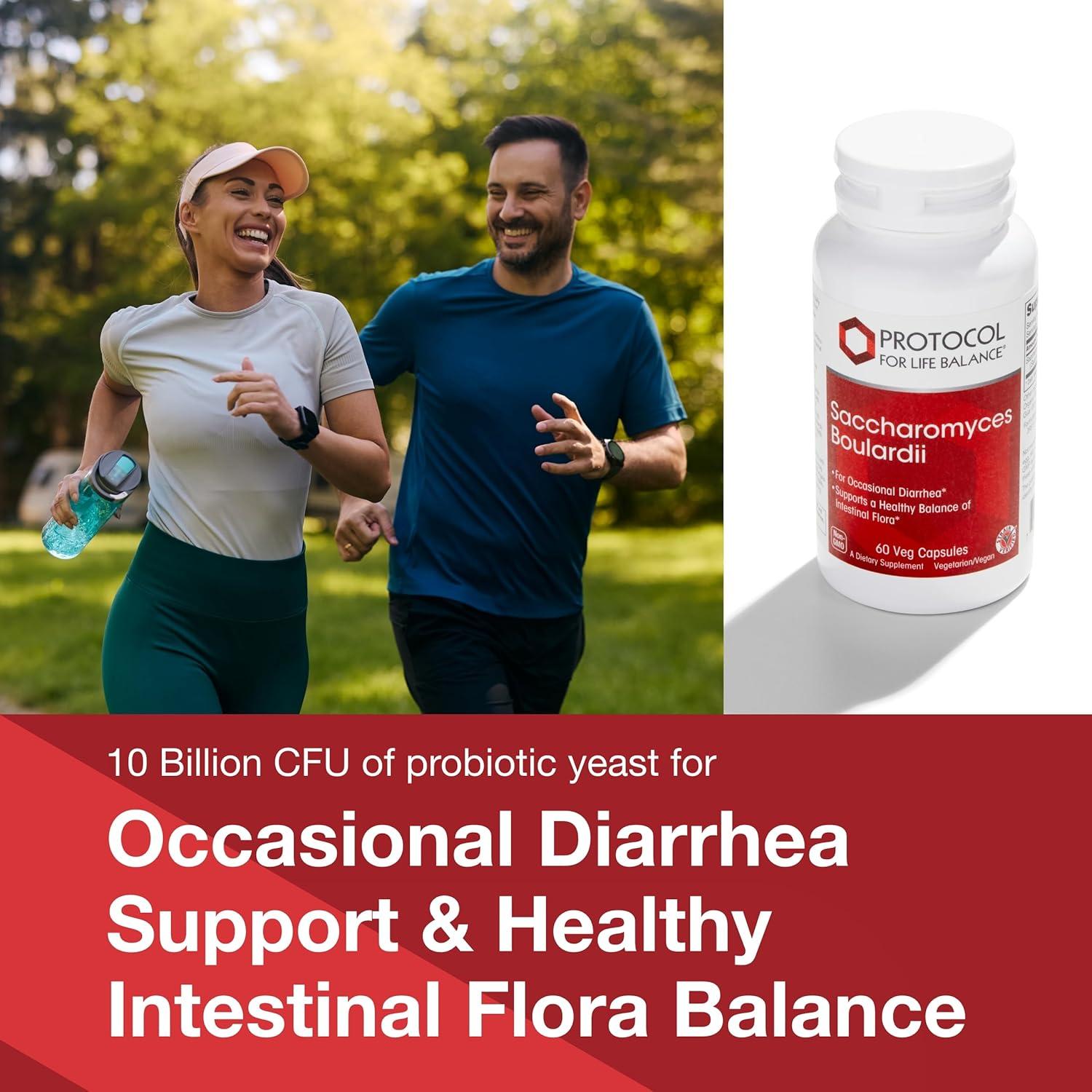 Suplemento Probiotico Saccharomyces Boulardii 10 Mil Millones CFU - 60 Cápsulas Veganas