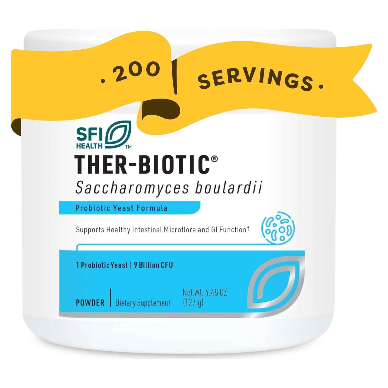 Klaire Labs Polvo Probiotico Saccharomyces Boulardii 127g