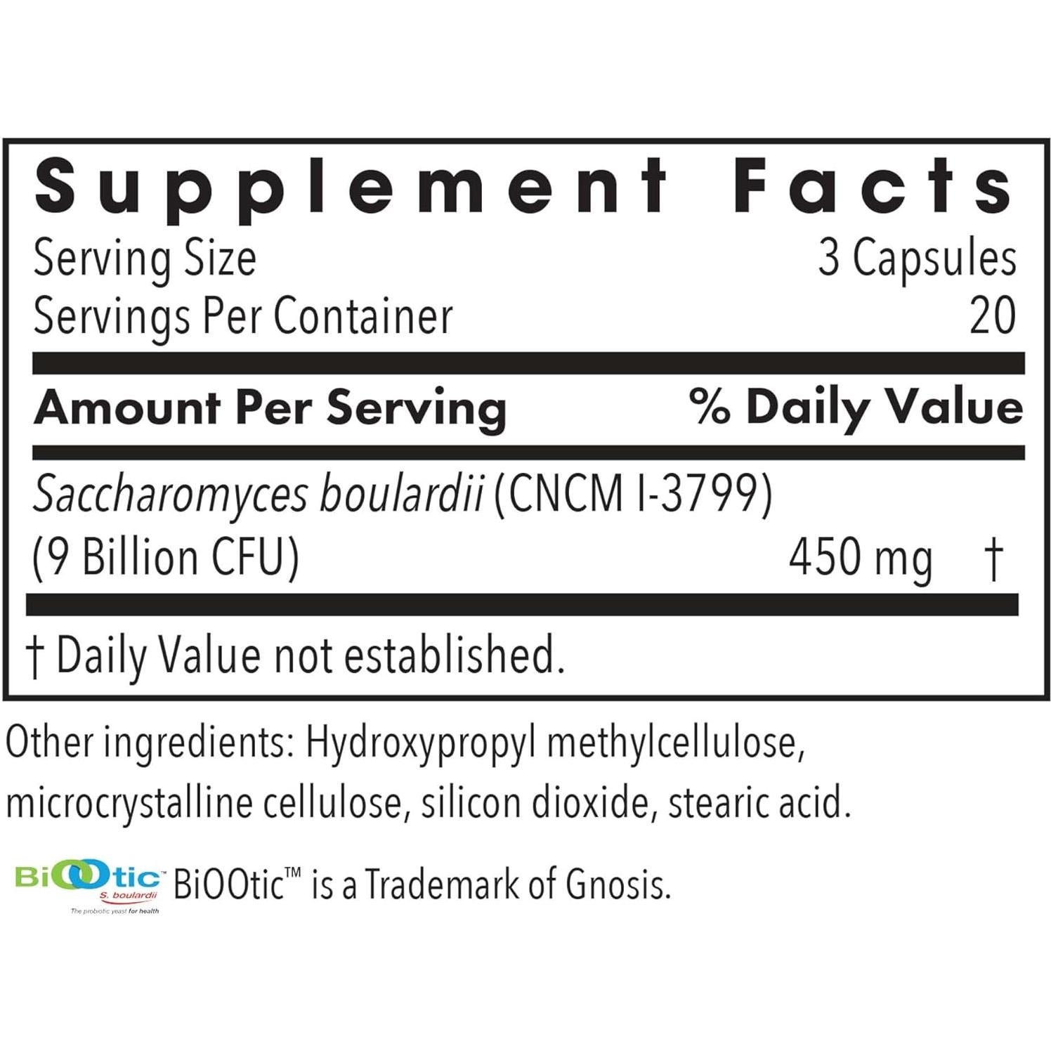 Suplemento Probiotico Esencial-Biotic 450mg Grupo Alergias - 60 Cápsulas