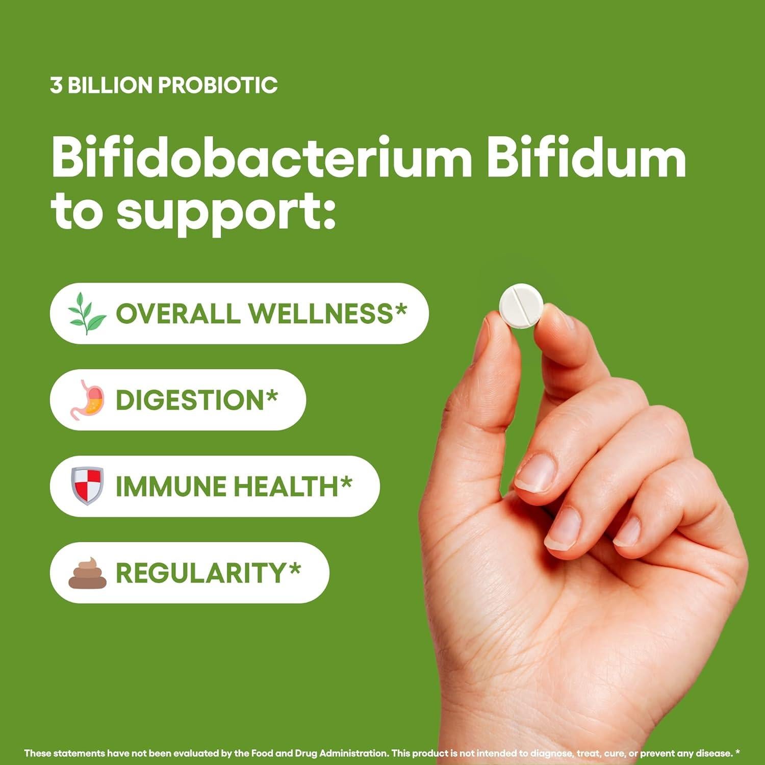 Suplemento Probiotico Bifidobacterium Bifidum 240 Tabletas