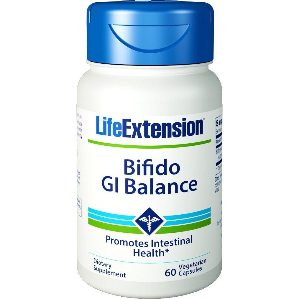 Probioticos Life Extension Equilibrio Bifido GI 60 Cápsulas