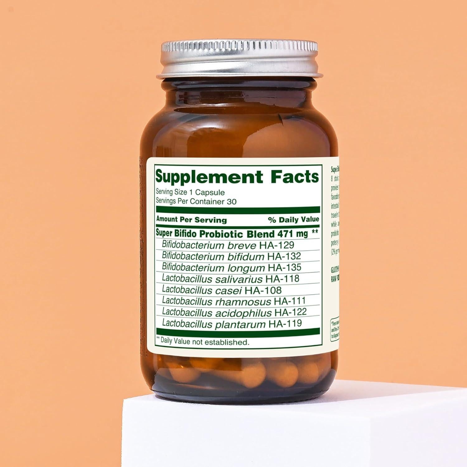 Flora Super Bifido Plus 102 Mil Millones CFU - 30 Cápsulas Vegetarianas