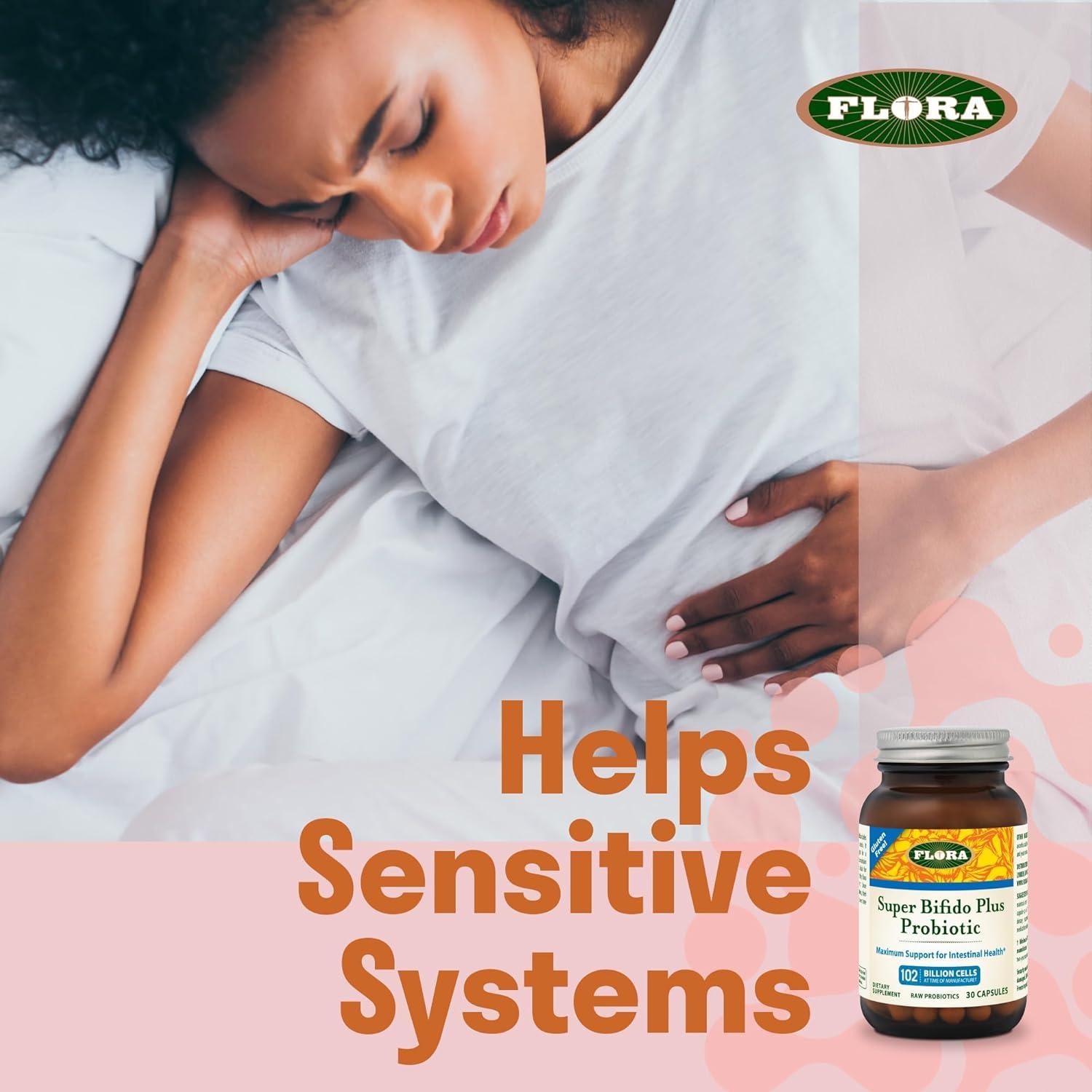 Flora Super Bifido Plus 102 Mil Millones CFU - 30 Cápsulas Vegetarianas
