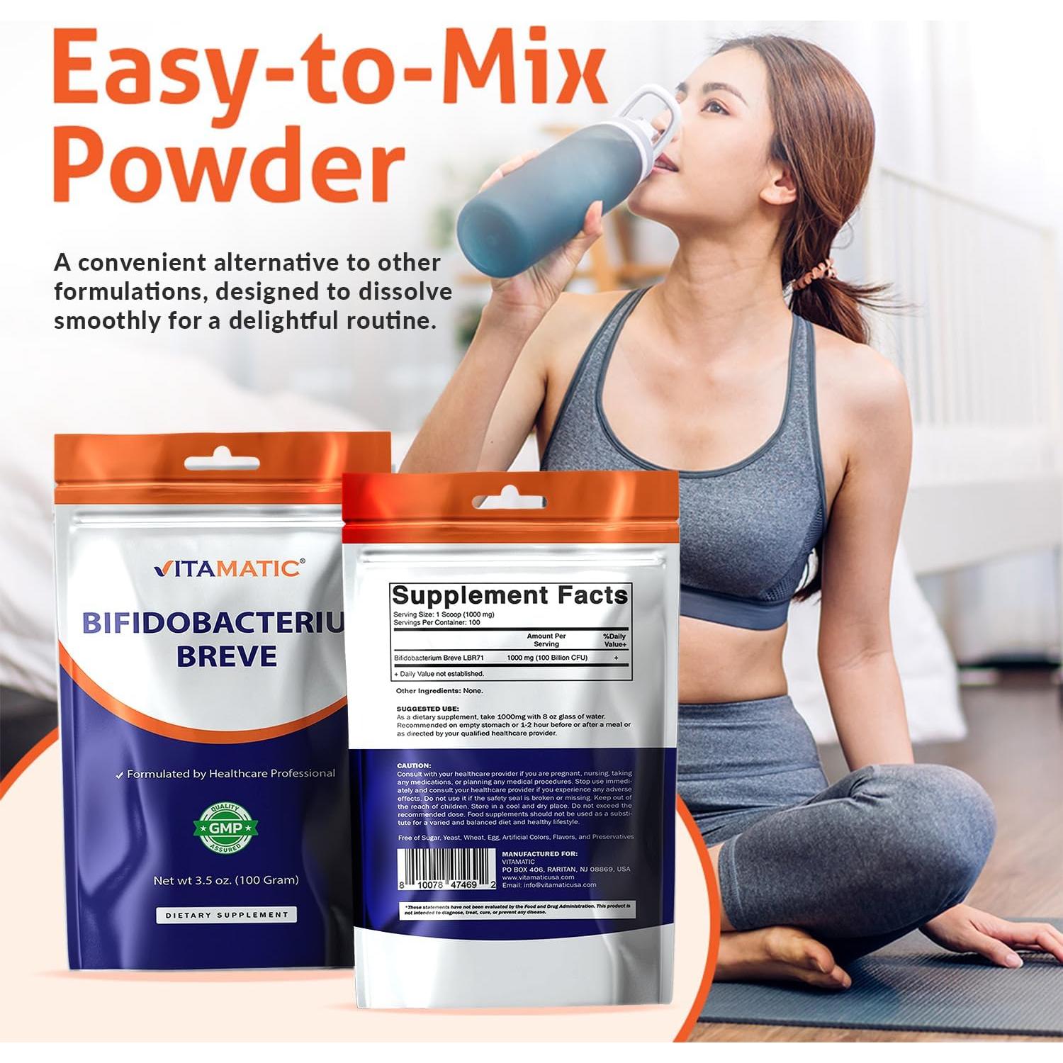 Vitamatic Polvo Probiotico Bifidobacterium Breve 100g