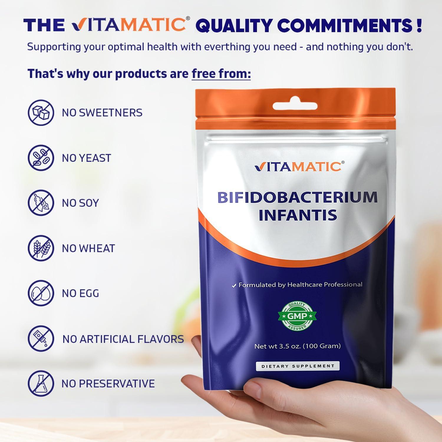 Probiótico en Polvo Vitamatic Bifidobacterium Infantis 100g