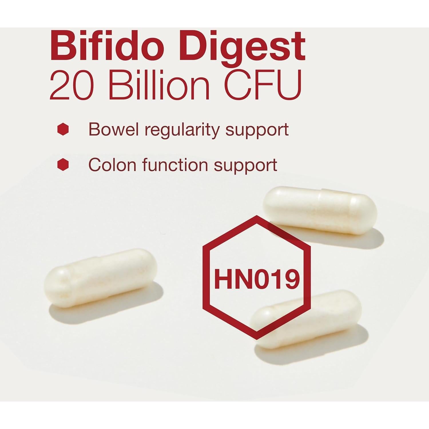 Bifido Digest Probiotico 20 Mil Millones CFU - 60 Cápsulas