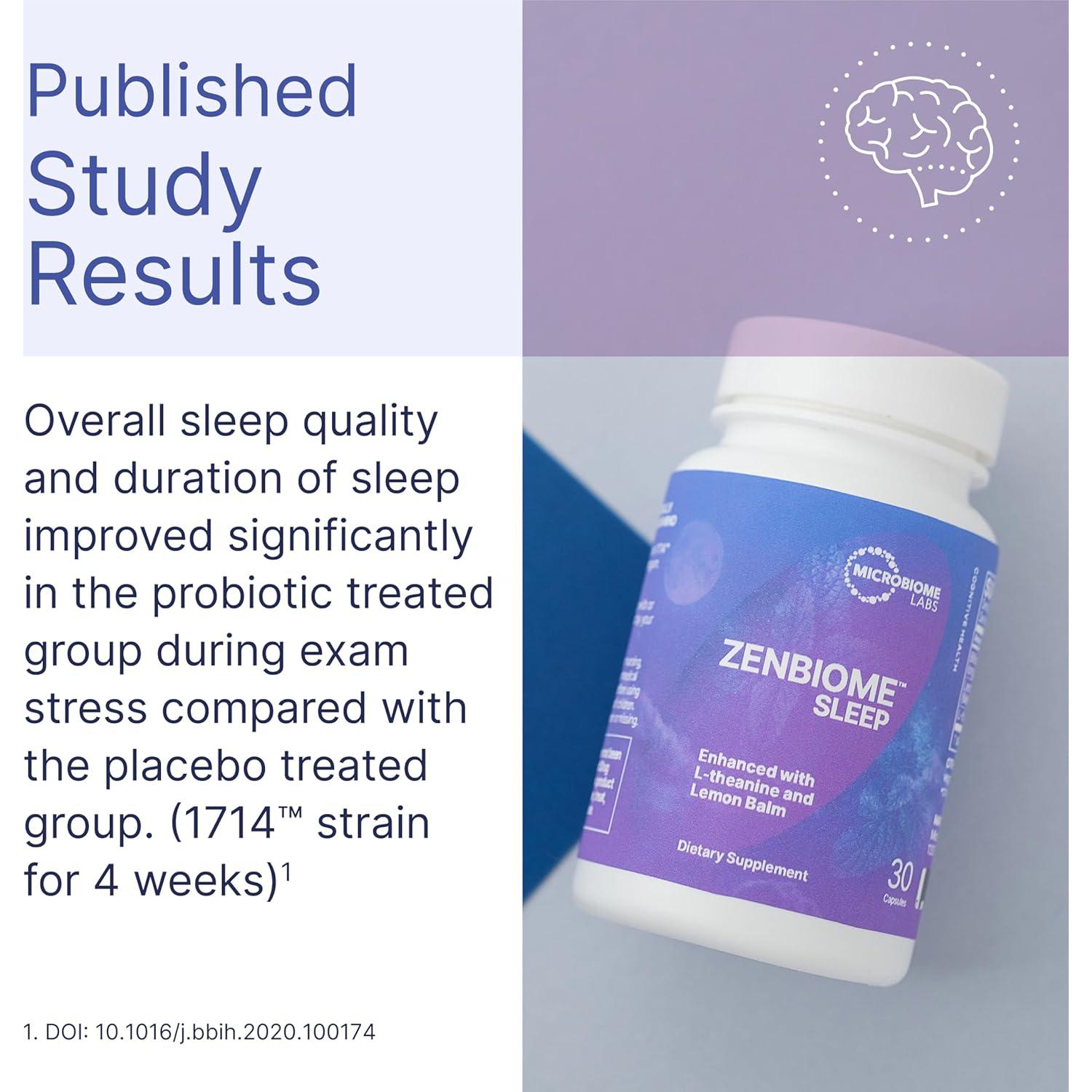 Suplemento Probiotico Zenbiome Microbiome Labs 30 Cápsulas