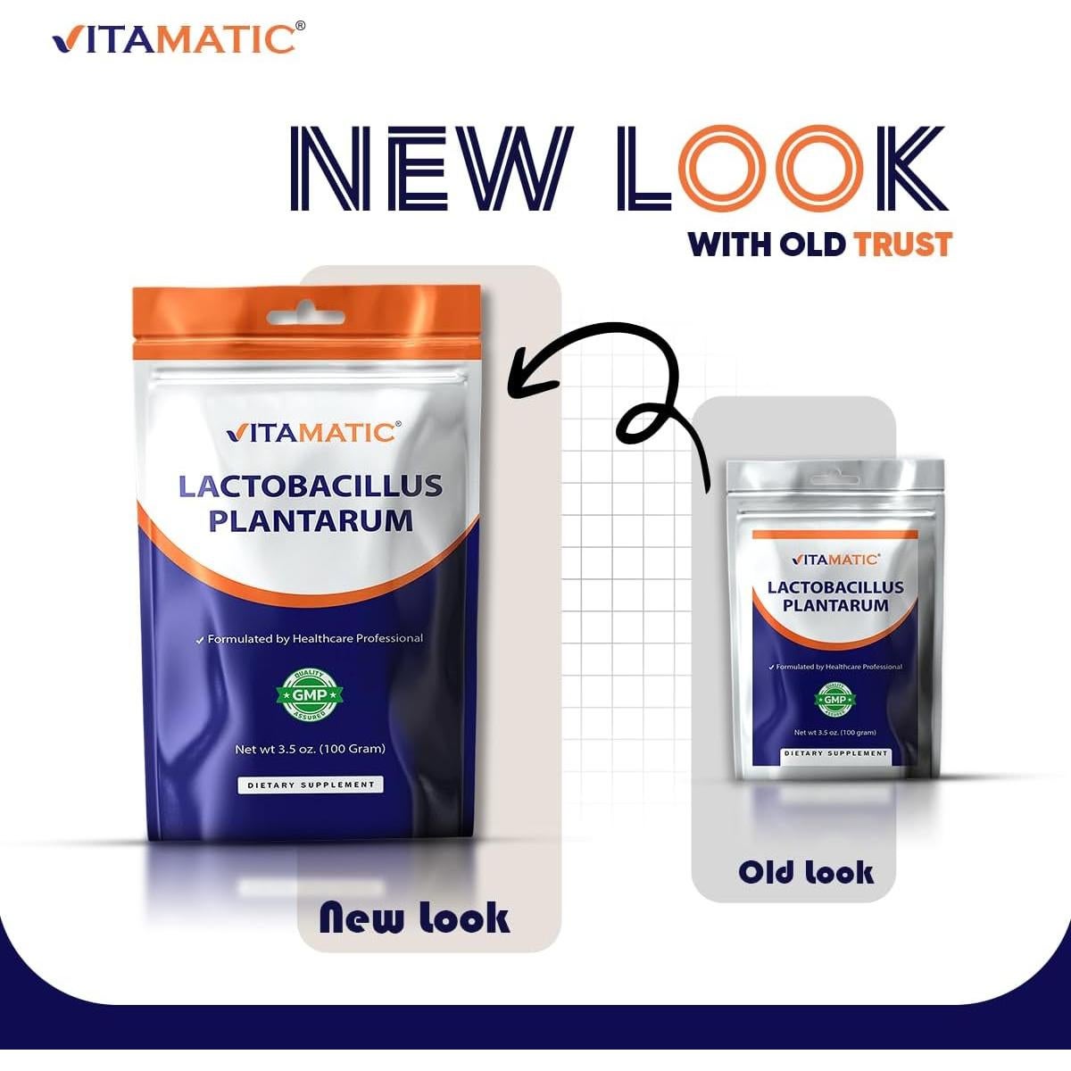 Vitamatic Polvo Probiotico Lactobacillus Plantarum 100g