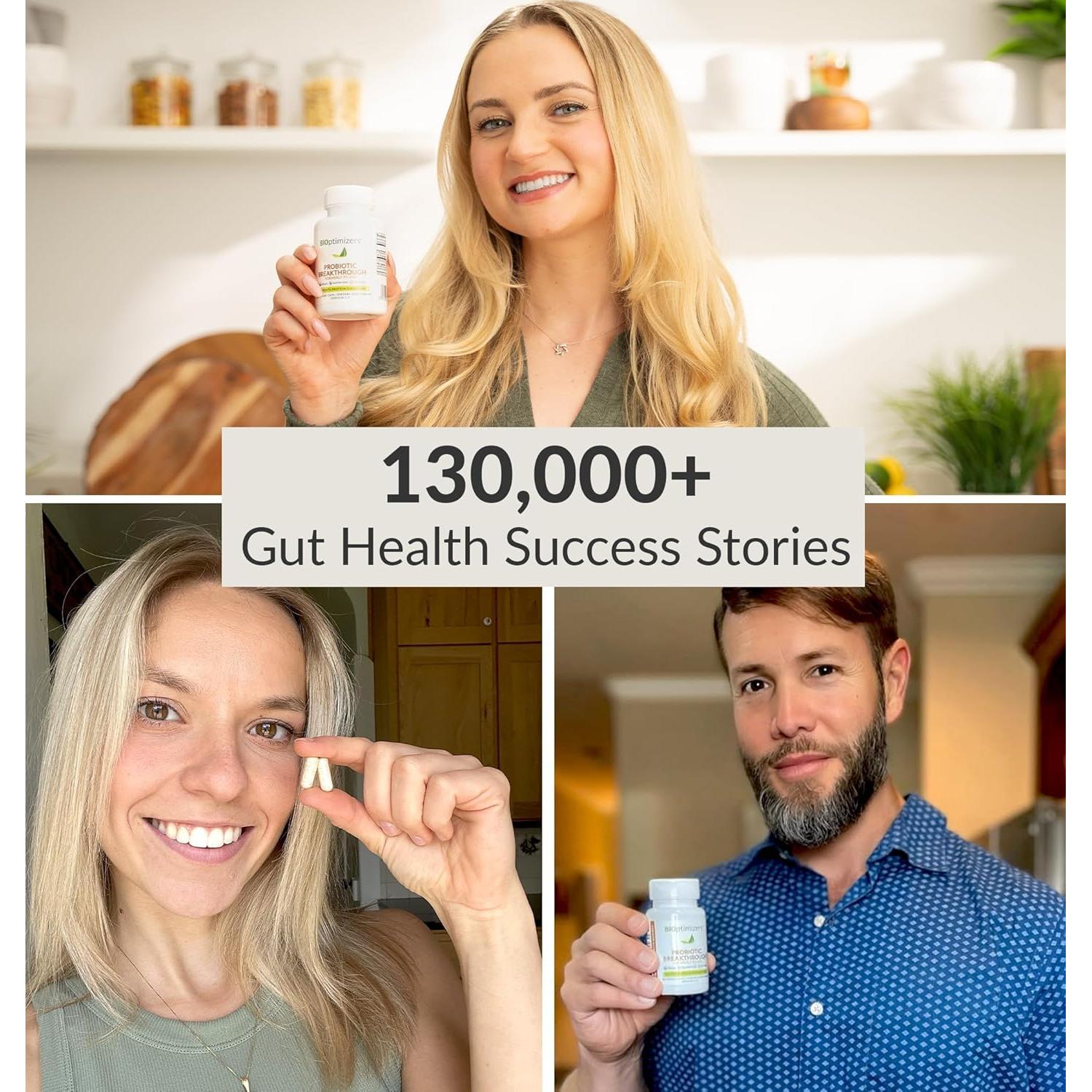 Suplemento Probiotico BiOptimizers P3-OM 120 Cápsulas Veganas