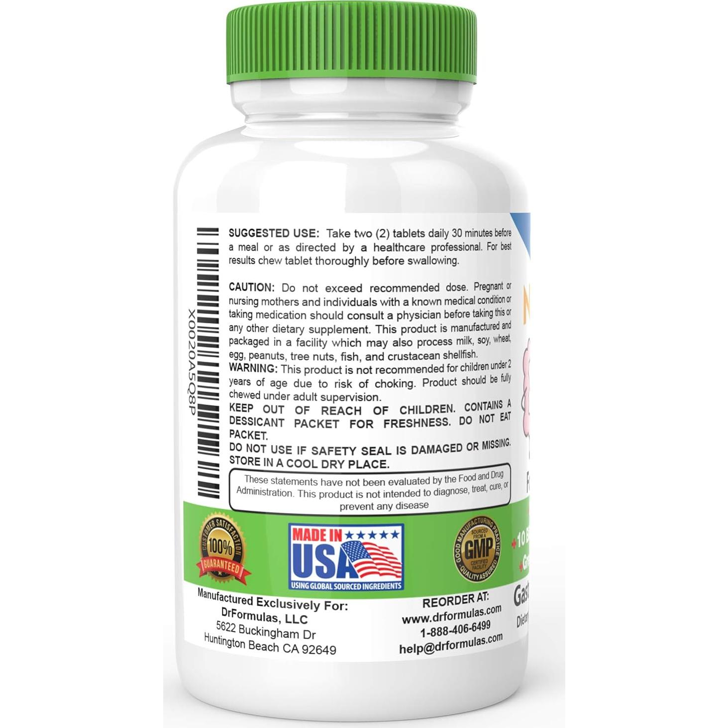 Probioticos Masticables DrFormulas 60 Unidades Salud Oral e Intestinal