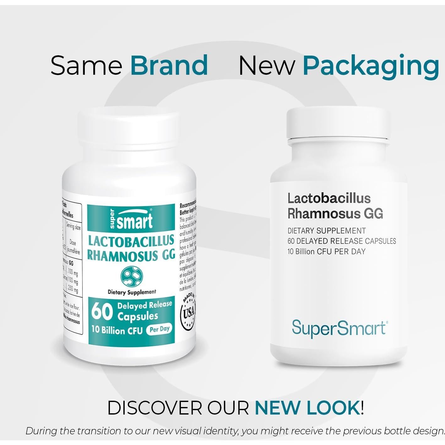 Supersmart Probiotico Lactobacillus Rhamnosus GG 60 Cápsulas