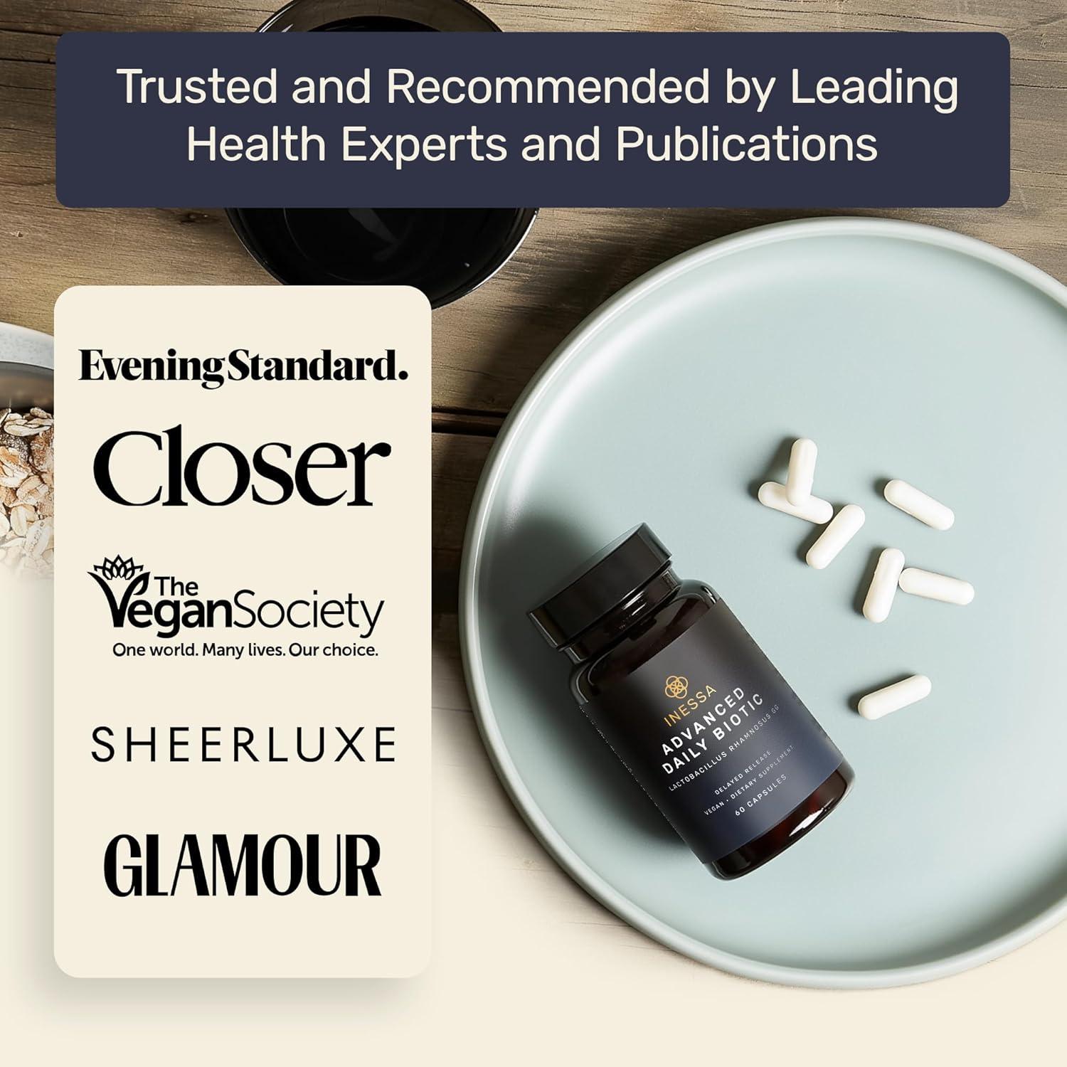 Probioticos Inessa Daily Biotic 60 Cápsulas Veganas 10 Mil Millones