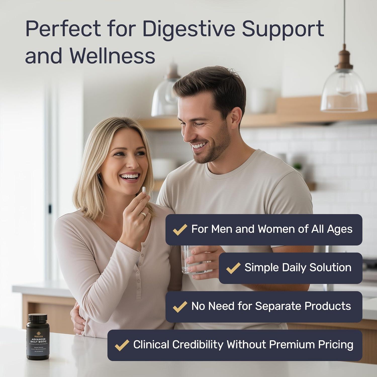 Probioticos Inessa Daily Biotic 60 Cápsulas Veganas 10 Mil Millones