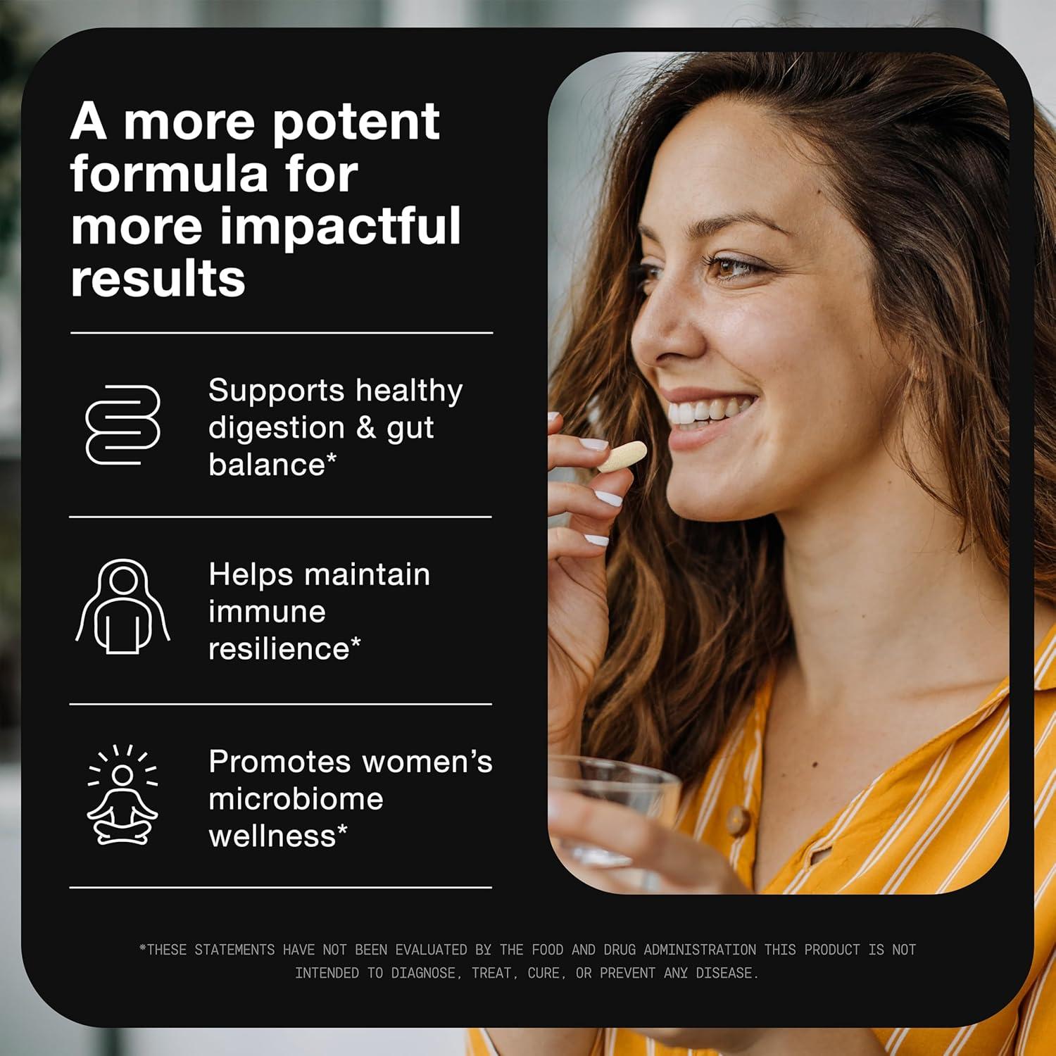 Toniiq Lactobacillus Rhamnosus 100B CFU con FOS - 60 Cápsulas