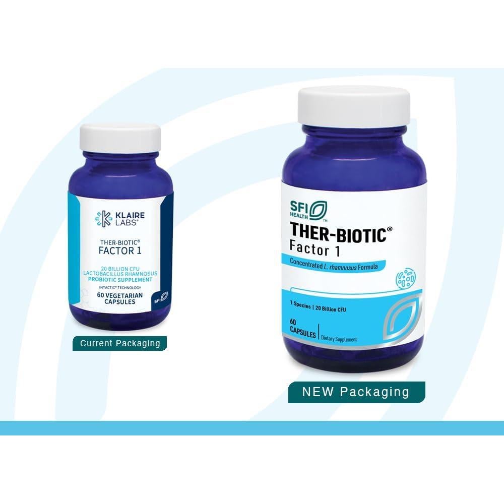 Probiotico Klaire Labs Ther-Biotic Factor 1 60 Cápsulas 20 Mil Millones UFC