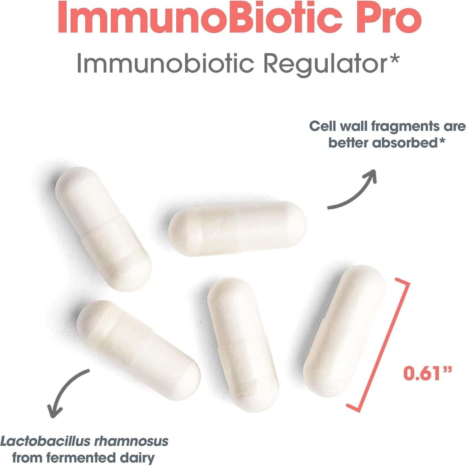 Suplemento ImmunoBiotic Pro Allergy Research - 200 Cápsulas