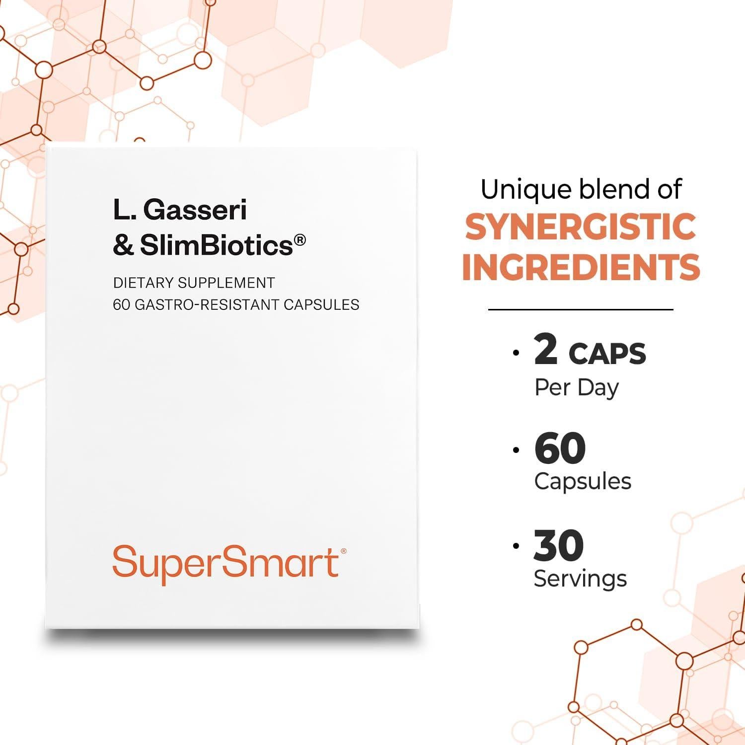 Suplemento Probiotico SuperSmart L. Gasseri 60 Cápsulas