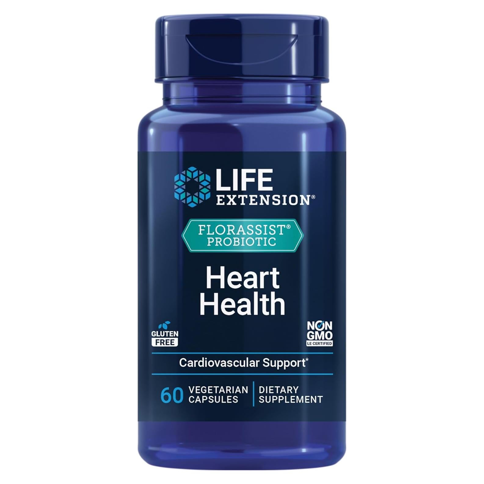 Probiotico Salud Cardiaca Life Extension 60 Cápsulas Vegetarianas