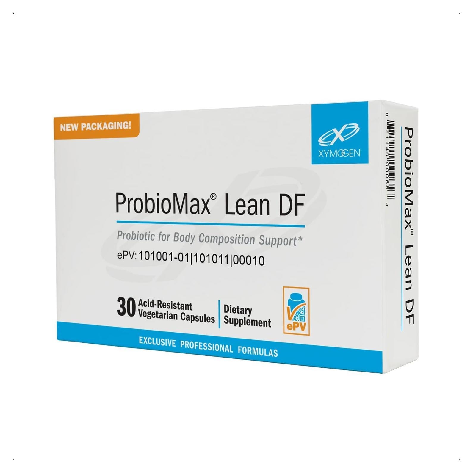 Suplemento Probiótico Xymogen ProbioMax Lean 30 Cápsulas