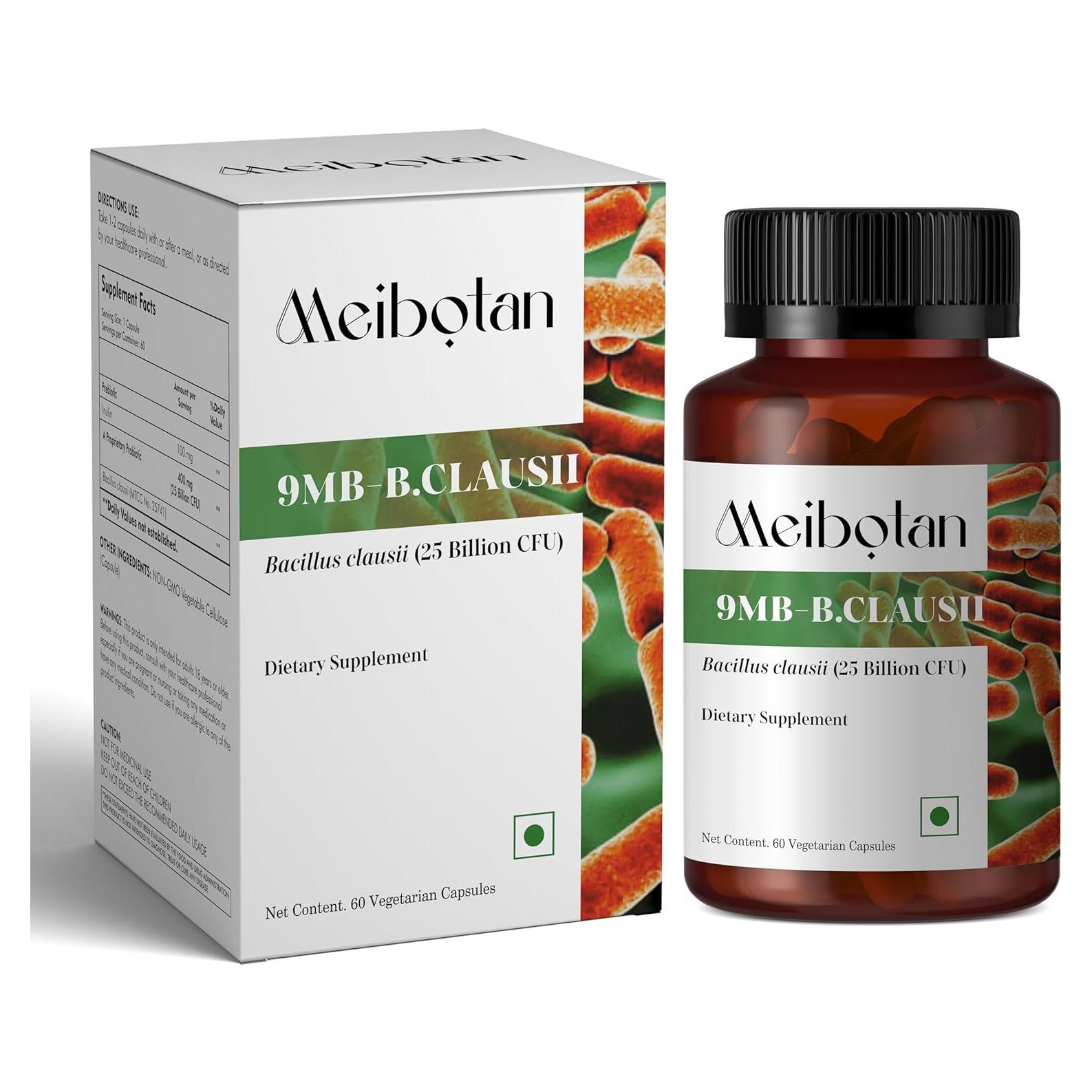 Probioticos Meibotan Bacillus Clausii 60 Cápsulas Vegetales