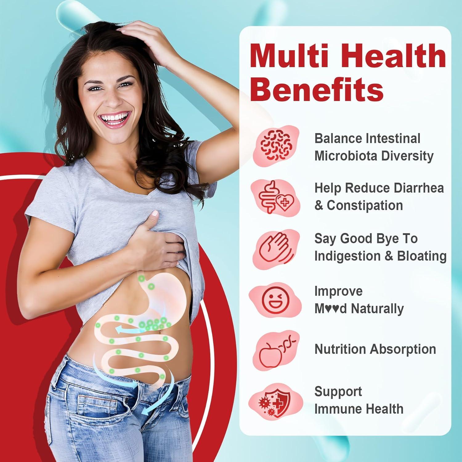 Gomitas Probioticas NEVISS 60 Unidades Sin Azucar para Adultos