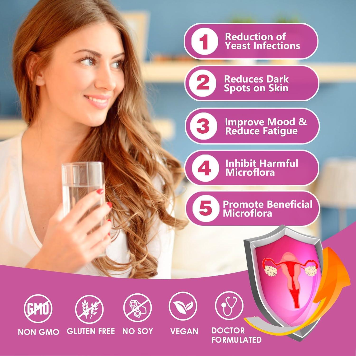 Probiotico en Polvo OMOGS para Mujeres 120M CFU 18 Cepas