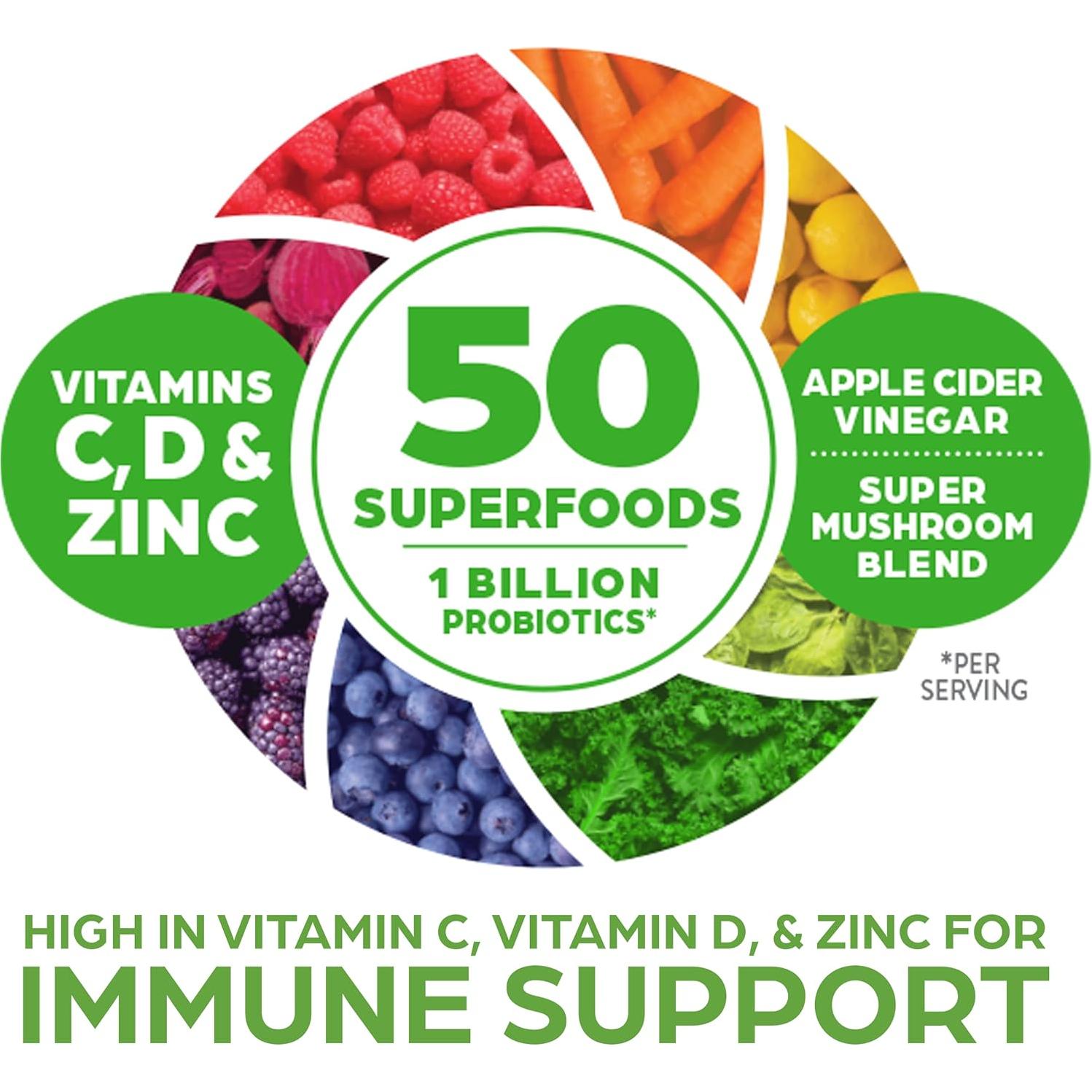 Polvo de Superalimentos Orgánicos Orgain 0.28kg - Inmunidad