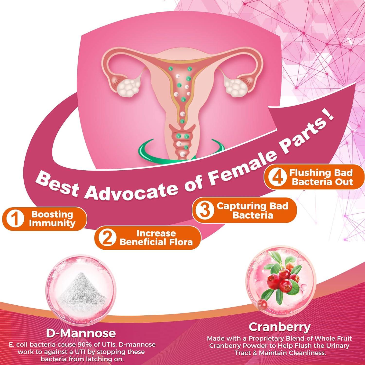 Probioticos para Mujeres Zebora 100 Mil Millones CFU 45 Paquetes