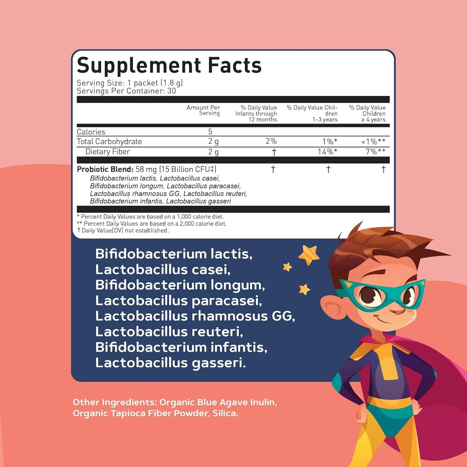 Polvo Probiótico Lovebug Kids 30 Porciones - Salud Digestiva