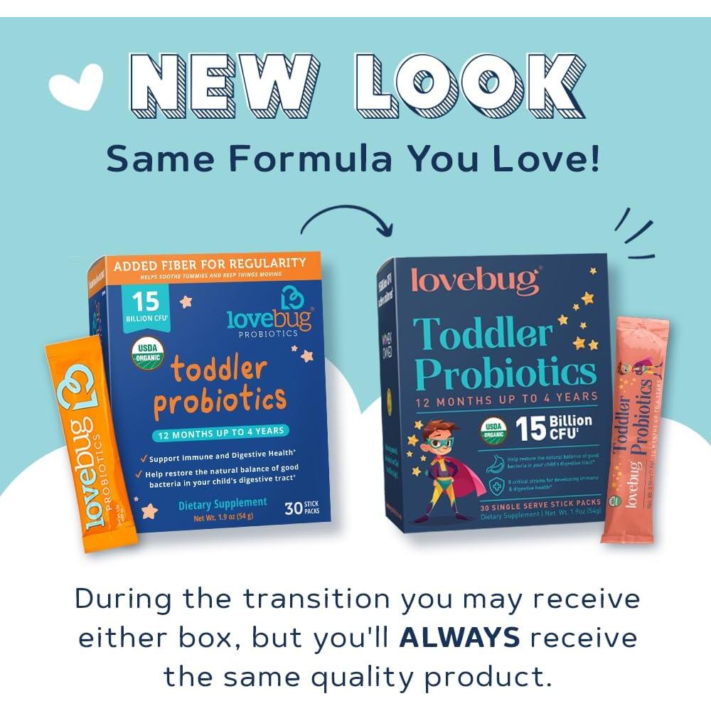 Polvo Probiótico Lovebug Kids 30 Porciones - Salud Digestiva