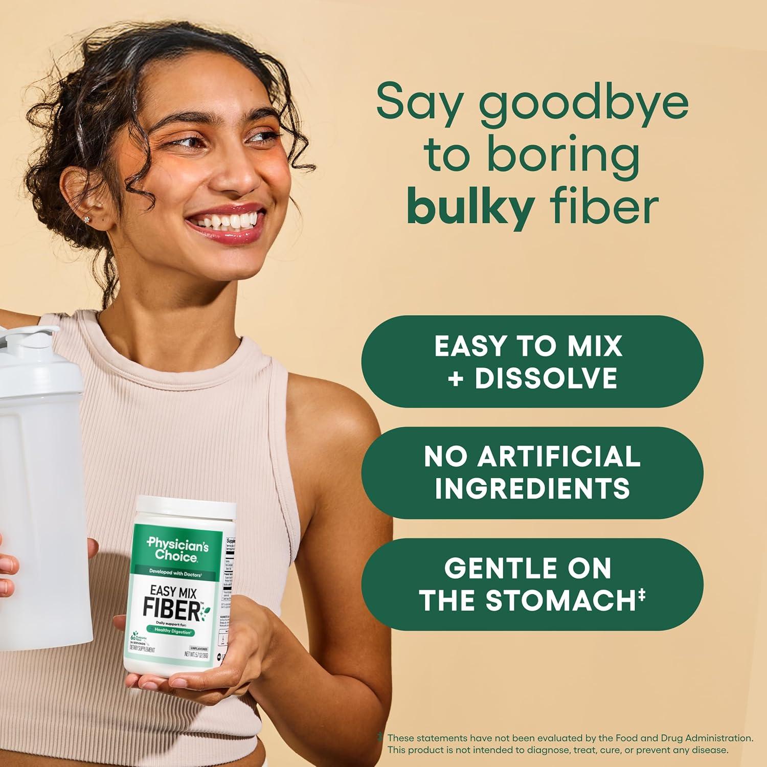 Mezcla Fácil de Fibra Elección del Médico 162g - Sin Sabor