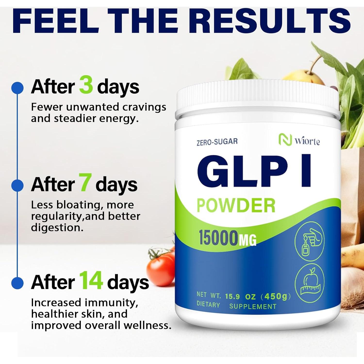Suplemento GLP-1 Nwiorte 450g - Apoyo Metabólico y Digestivo