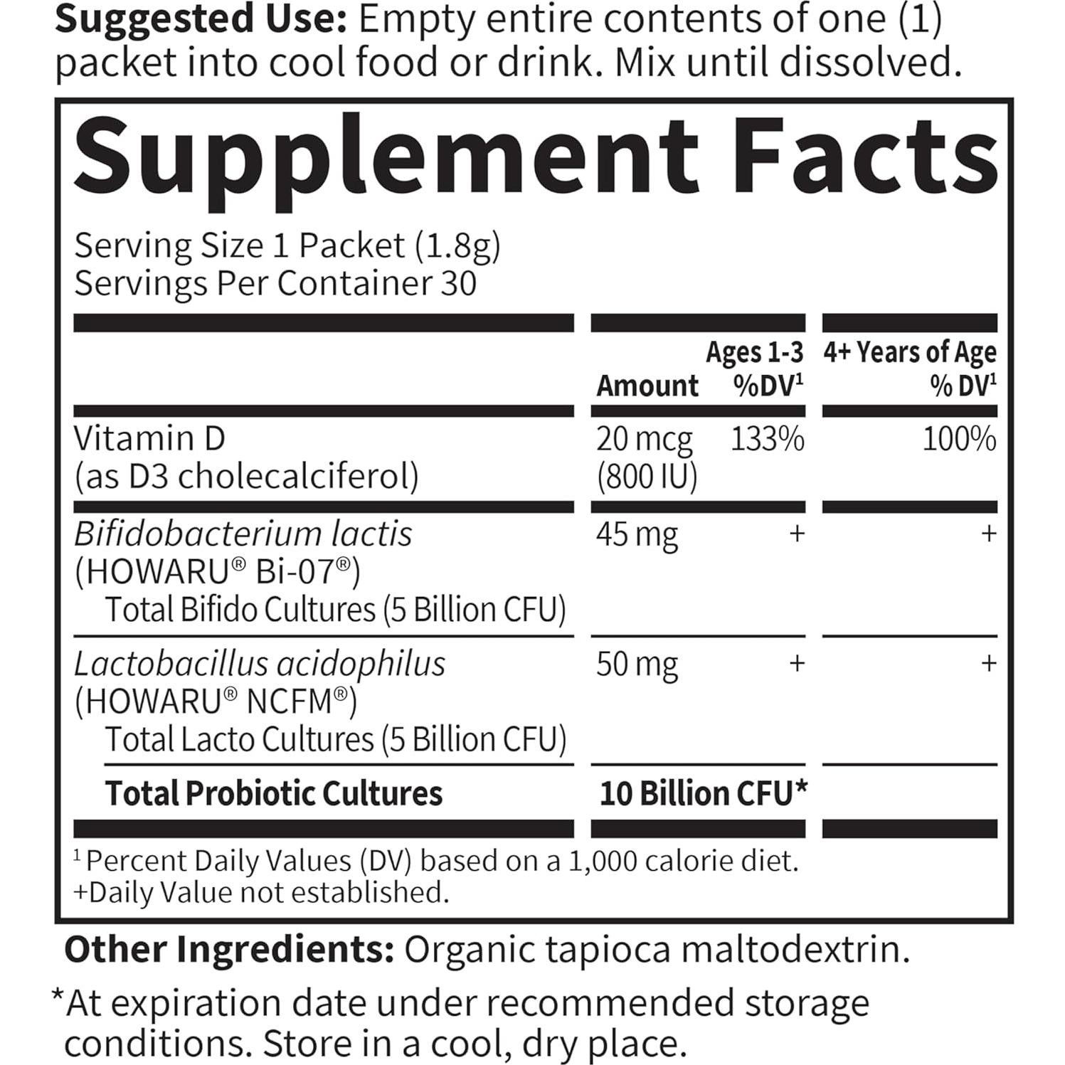 Stick Probiotico para Niños Nestlé 30ct - 10 Mil Millones UFC