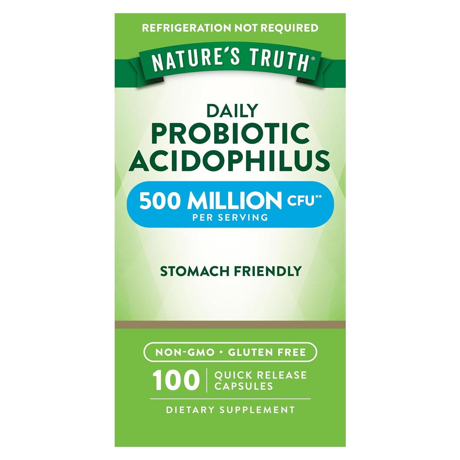 Probióticos Verdad de la Naturaleza 100 Cápsulas 500M CFU