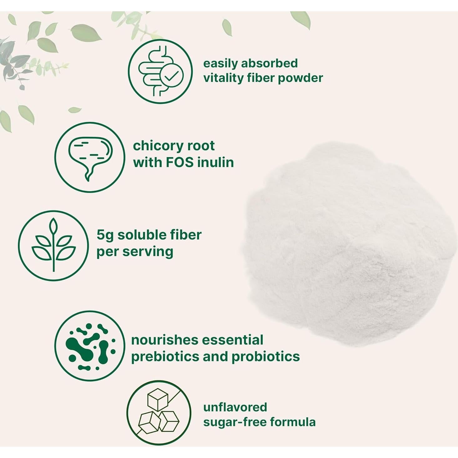Fibra Prebiótica en Polvo Micro Ingredients 0.45kg - Salud Digestiva