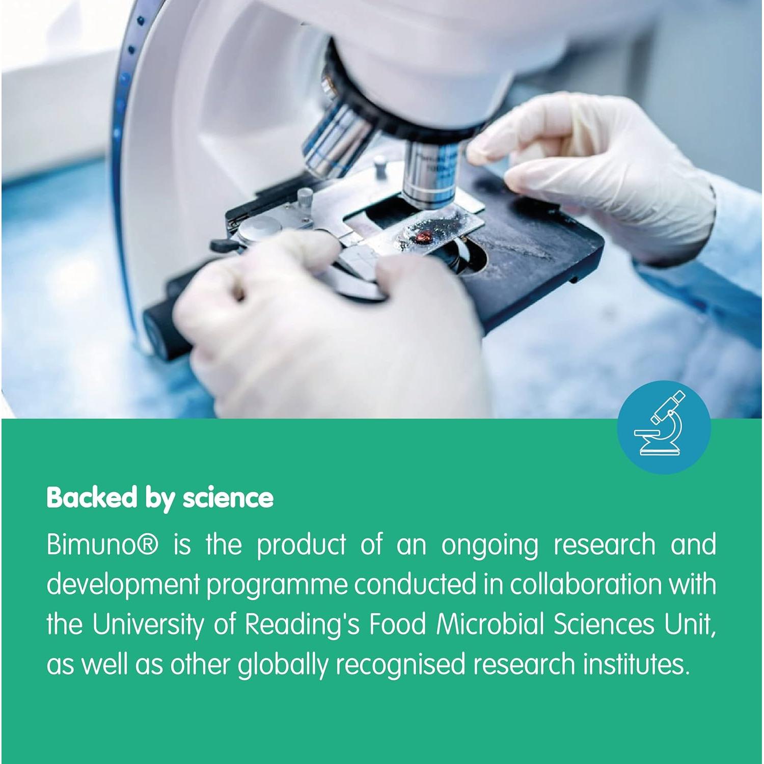 Bimuno Suplemento Inmunidad 100% Vitamina C, D y Zinc 0.49kg