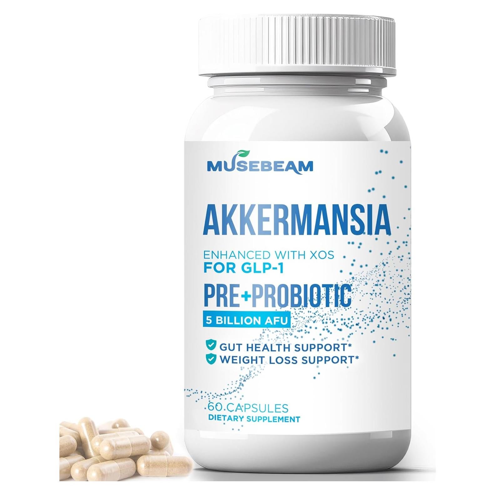 Suplemento GLP-1 Booster Akkermansia 60 Cápsulas Veganas