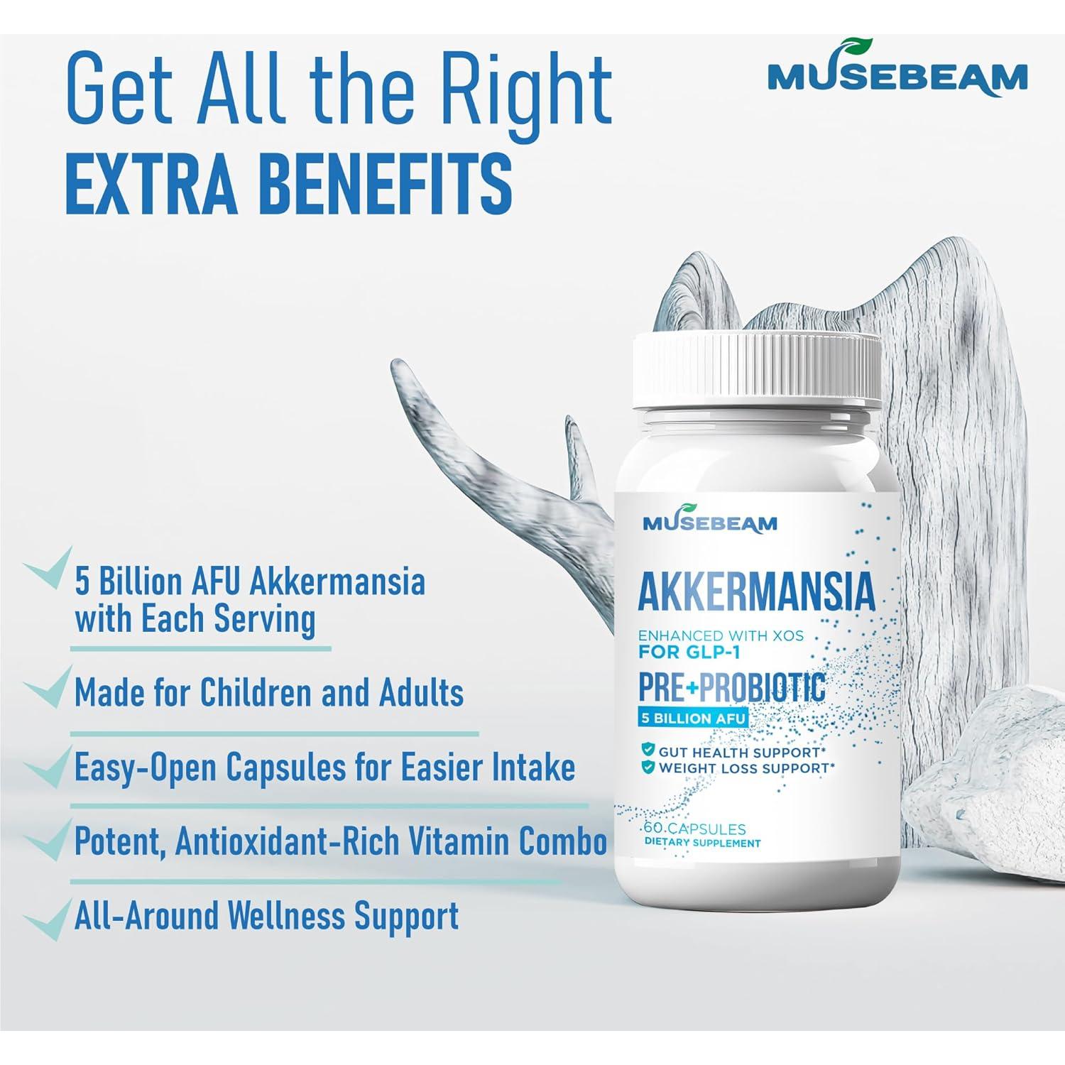 Suplemento GLP-1 Booster Akkermansia 60 Cápsulas Veganas