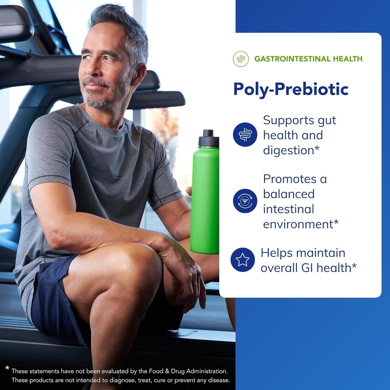 Poli-Prebiótico Pure Encapsulations | 120 Cápsulas para Salud Intestinal