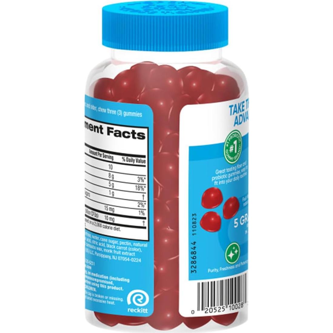 Gomitas de Fibra Prebiótica Digestive Advantage Sabor Fresa 60 Unidades