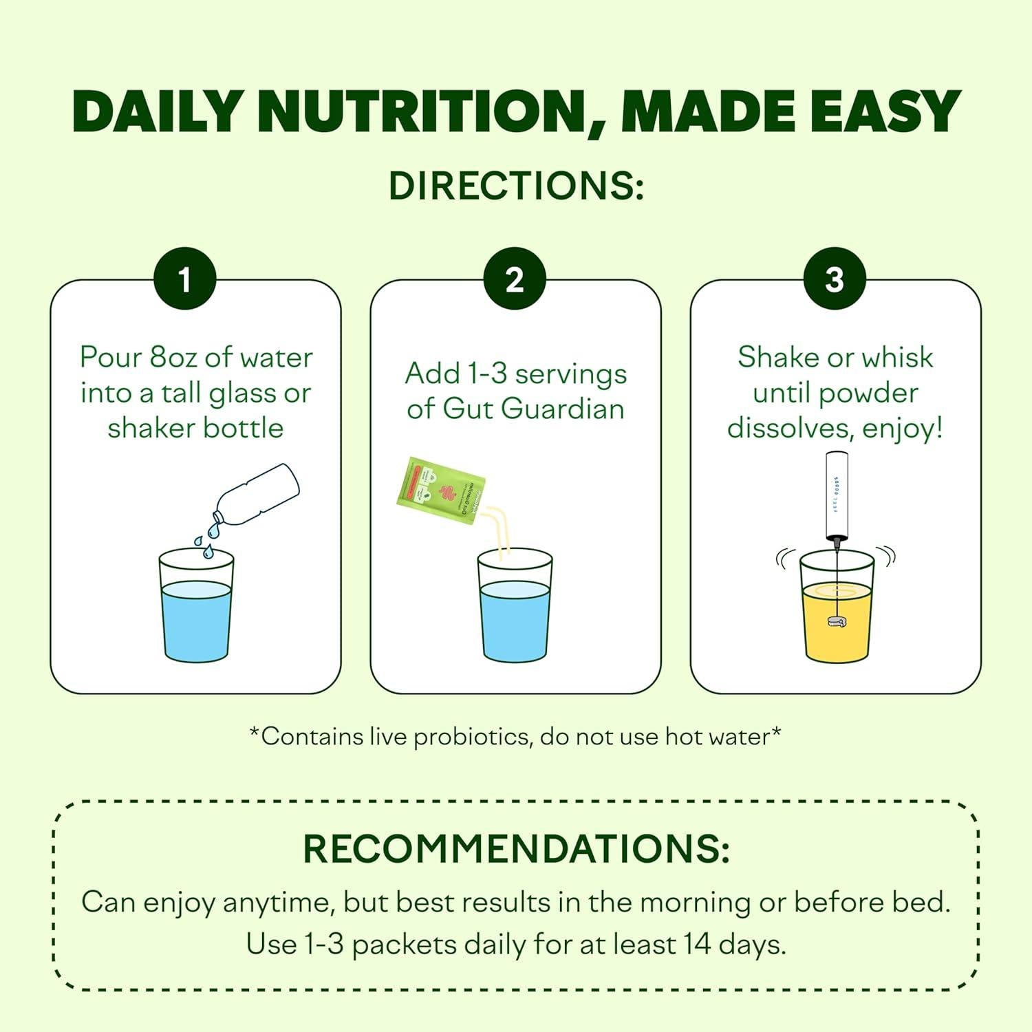 Guardián del Intestino Feel Goods 15 Sobres Limón Jengibre