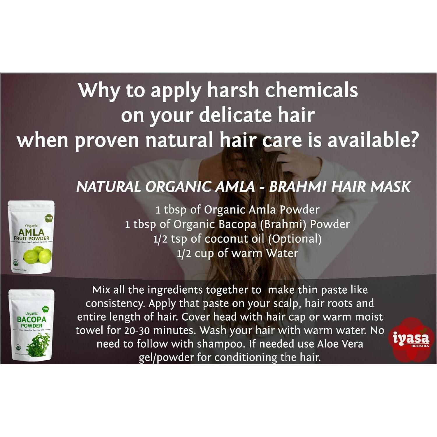 Polvo de Fruta Amla Orgánico Iyasa 112g - Superalimento Piel y Cabello