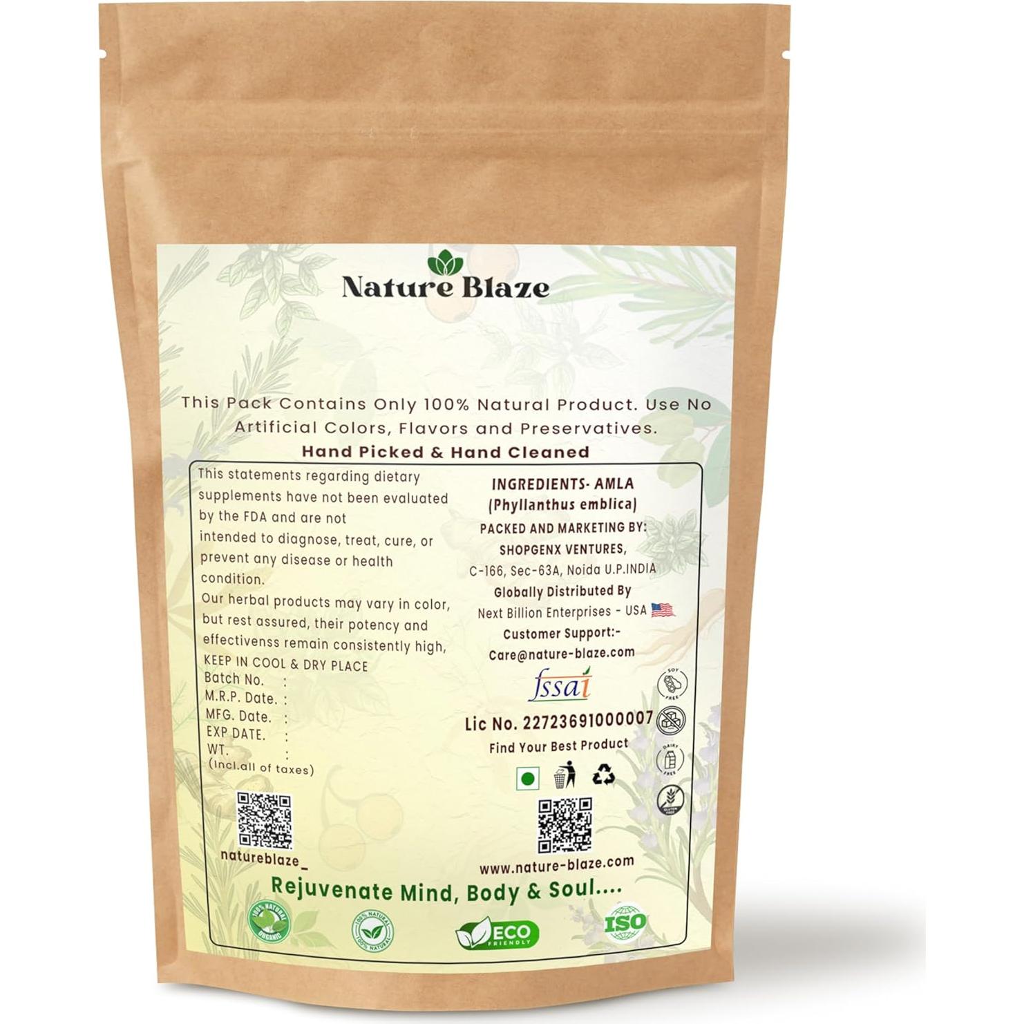 Polvo de Extracto de Amla 200g - Hierbas Orgánicas