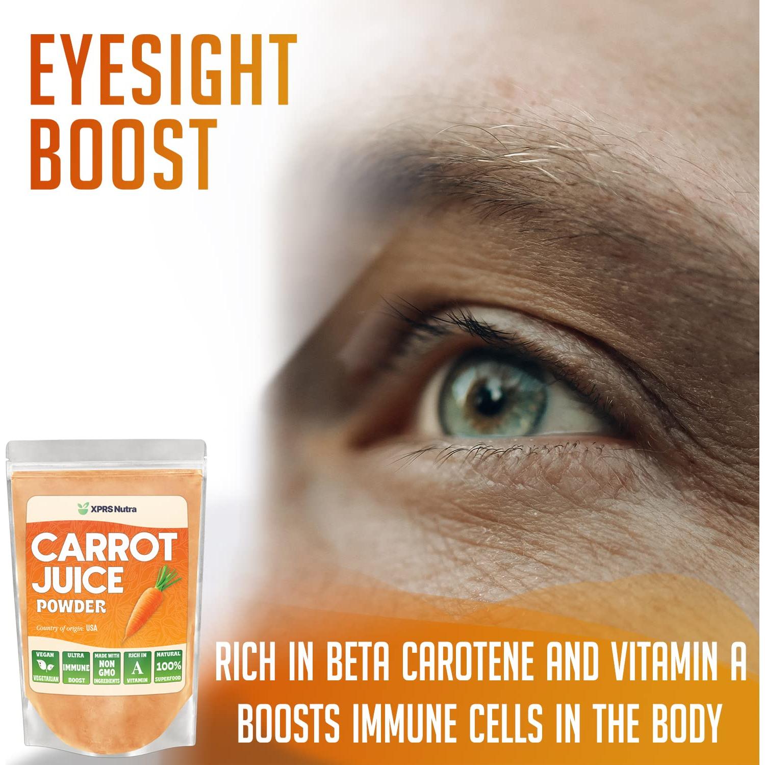 Polvo de Jugo de Zanahoria XPRS Nutra 226.8 g - 100% Natural